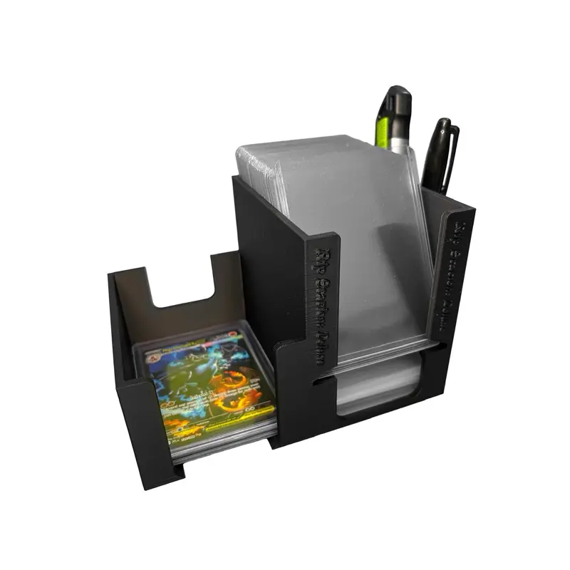 Rip Station Deluxe TCG Card Caddy – Top Loader & Penny Sleeve Dispenser