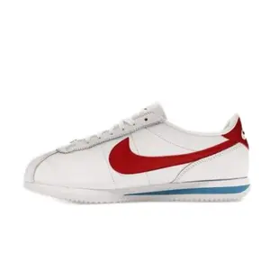 Nike Cortez White Varsity Blue Varsity Red Youth / Women’s Perfect Trendy Lifestyle Sneakers Walking Shoe Fashion Footwear Trainer Girl