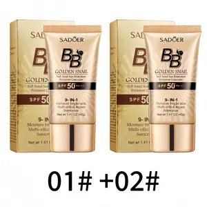 High-coverage waterproof snail BB cream - matte finish, long-lasting moisturizing and oil control, creates a natural makeup look, refreshing and non-greasy, perfect for makeup beginners, a great gift for Mother's Day, Christmas, and Valentine's Day.