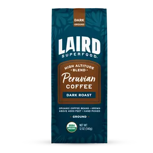 Organic Peruvian Dark Roast Ground Coffee