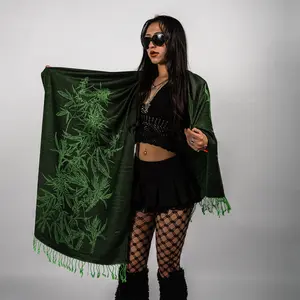 Marijuana Rave Pashmina Scarf