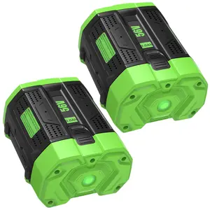 2-Pack 56V Lithium-Ion Replacement Batteries (9.0Ah/9000mAh, 12.0Ah/12000mAh) for EGO CS/HT/LB Series (CS1604, HT2400, LB6504) & All 56V Tools