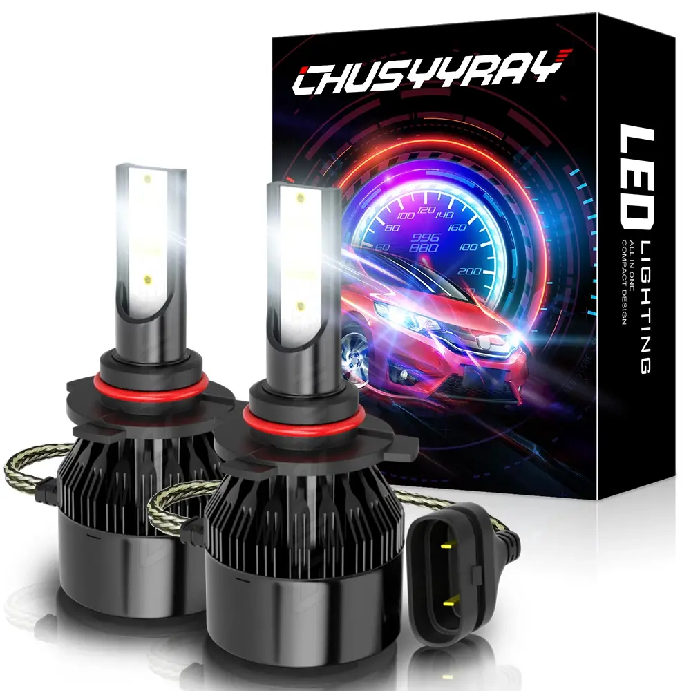 For 2015 2016 2017 2018 2019 2020 2021 Dodge Charger - 2pc LED Headlight Kit Bulbs 9005 6000k white Truck Super Bright Led Automotive Led Drls