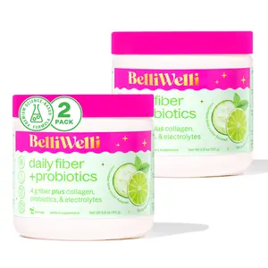 BelliWelli Daily Fiber + Probiotics - Cucumber Lime - 2 pack