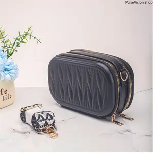 PulseVision Shop Women's 2026 TPU Plain Waterproof Zipper-Closure Makeup Storage Bag, Portable Cosmetic Organizer Pouch for Travel Items
