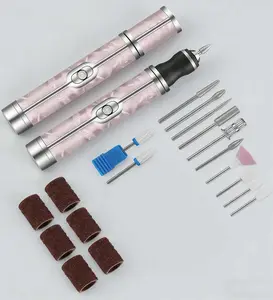 Professional Toenail Grinder Electric Nail File, 20000RPM Rechargeable Nail Drill 18 Bits 4 Speeds, Manicure Kit for Thick Toe Nails & Acrylic Gel Nails