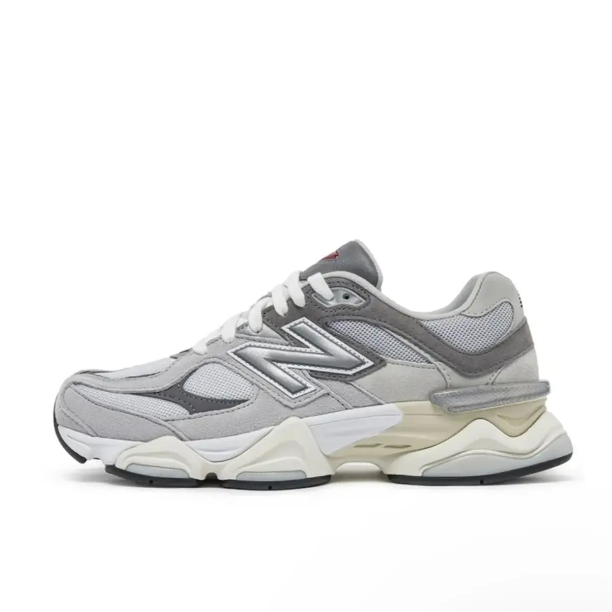 New Balance 9060 Rain Cloud Grey Men’s Low-Top Mesh Sports Shoes, Rubber Sole, Comfortable Daily Athletic Walking Footwear, Casual