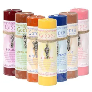 Goddess Pewter Pendant Candles