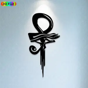 1pc Eye of Horus Metal Wall Art,Eye of Horus Statue Mural, Ideal Gift for New Year, Easter, Egyptian Mythology Enthusiasts, Rust-Resistant Metal Wall Decor Wall Sculptures, Perfect for Indoor Wall & Outdoor Fence, Exquisite Cultural Decor