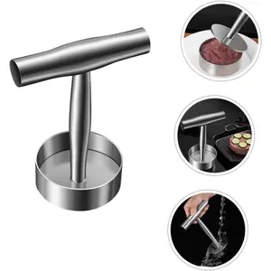 Griddle Burger Mold Hamburger Smasher Tool Press Stainless Steel Burger Press Easy to Use Non-Stick Patty Maker Mold