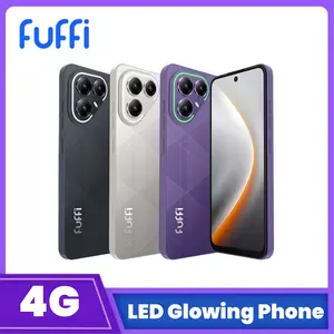 FUFFi-LED Glowing Phone, 6.67 Inch Display, 5+16mp Camera, 4+32GB Memory, 4400mah Battery, Android 12.0, Dual Sim 4g Smartphone