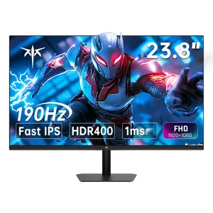 KTC 24" FHD 1080P Native 180Hz Gaming Monitor, HDR 400 Fast IPS Screen, 190Hz Overclocked Refresh, 1000:1 Contrast 1920*1080P PC Monitor, 133% sRGB, Adaptive-Sync, 1ms, HDMI *2&DP*1, Tilt Adjustable, Eye Care, H24F8