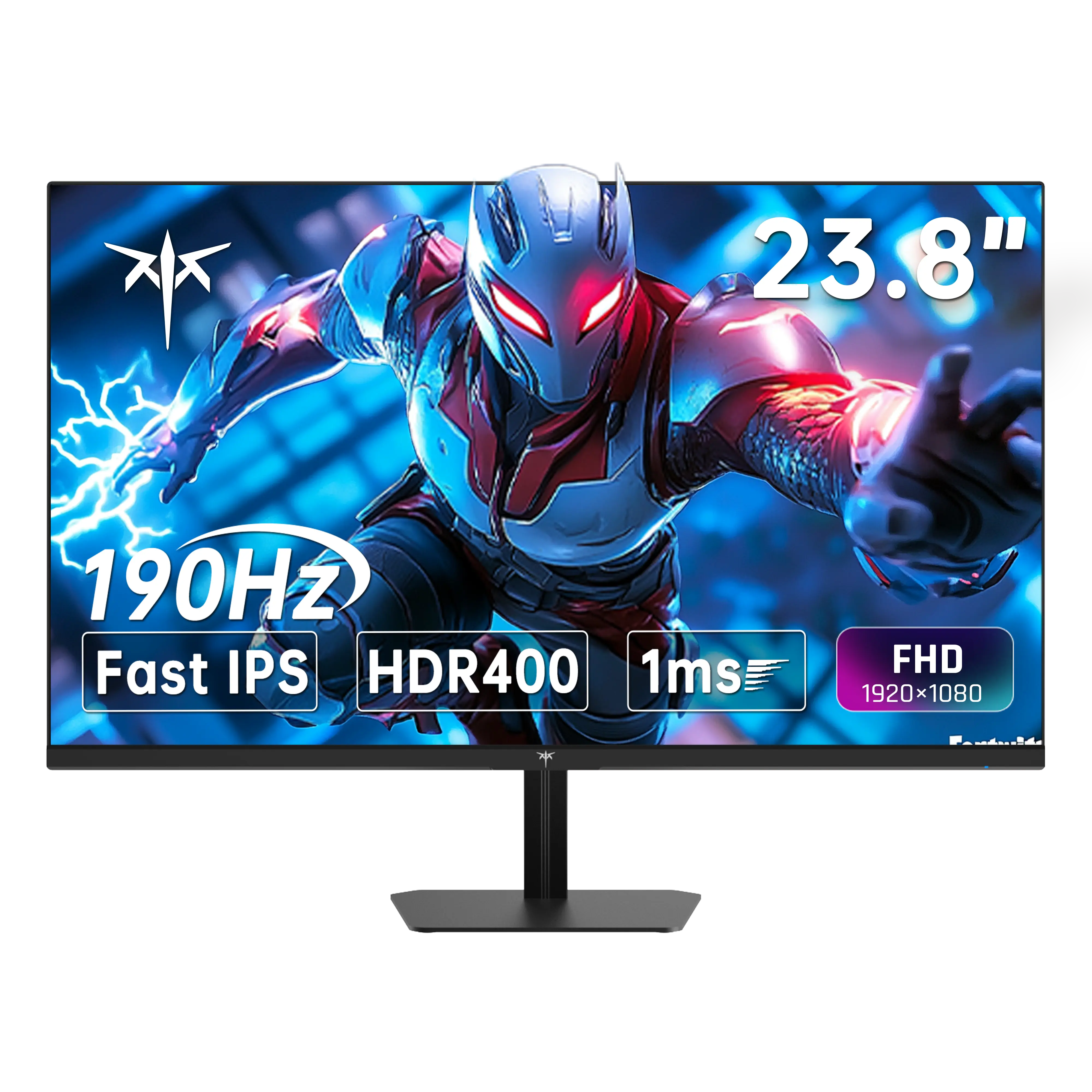 Ktc 24" FHD 1080P Gaming Monitor for Gaming Setup, Native 180Hz Fast IPS Panel, 190Hz Overclocked Refresh Rate, HDR 400, 1000:1 Contrast Ratio, 133% sRGB, Adaptive-Sync, 1ms Response Time, 2 HDMI, 1 DP Ports, Tilt-Adjustable, Eye Care, H24F8, Pc Gaming Se