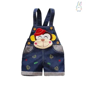 ERT-[Baby Boys Monkey Overalls] Spring Summer Autumn Baby Boys Monkey Bear Pattern Bib Pants Overalls |     Baby Clothes