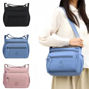Women's Fashion Shoulder Bag Crossbody Bag Multi-Pocket Design Large Capacity - Adjustable Strap Lightweight Black Blue Pink