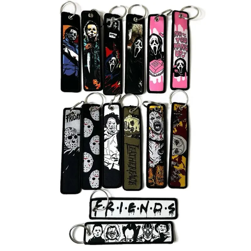 Horror Keychains Double Sided Spooky Design