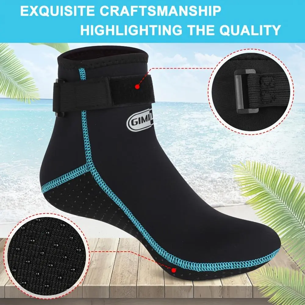 Neoprene Socks, 3MM Water Socks for Women And Men And Diving Wetsuit Socks, Sand Socks, Dive Socks And Fin Socks