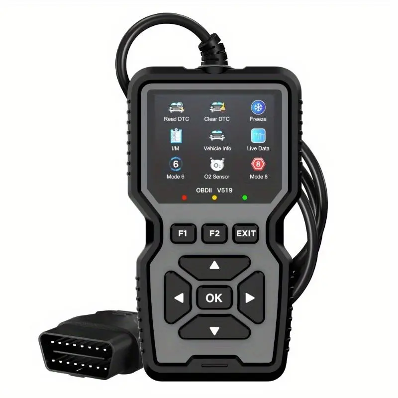vehicle diagnostic tool OBD2 Advanced Diagnostic Tool Professional Engine Code Reader Reset Real-Time Data for Mode 6 & 8 Vehicles After 1996 No Battery OBDII/EOBD CAN