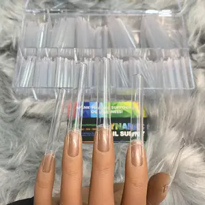 3XL Square Tips (Non C-Curve) - XXXL Straight flatter and easier to apply