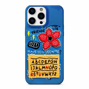 Cute Stranger Alphabet Board Smartphone Case for iPhone 17,16,15,14,13 Pro Max Plus - Aesthetic Horror Collage Letter Casing, Soft TPU Shockproof Anti-Scratch Anti-Drop Waterproof Durable Slim-Fit Kawaii Cover, Phone Accessory Gift for Girls, Accessories,