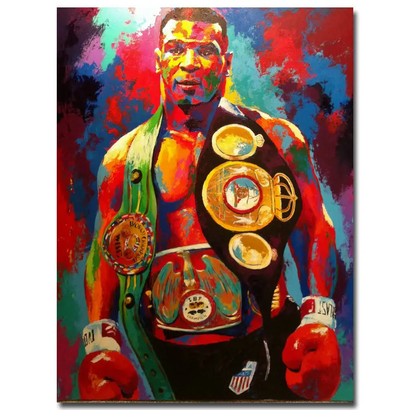 MIKE TYSON BOXING LEGEND POSTER, HEAVYWEIGHT BOXER FAN GIFT POSTER
