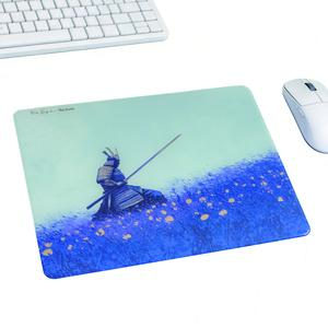 Flash Beyond Premium Glass Gaming Pad - Real Foil Glass Pad - Gold "Ronin" & Silver "Eclipse" (Limited Art Edition)