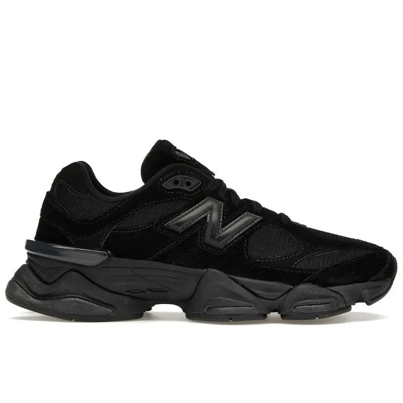 New Balance Men's 9060 Triple Black, from StockX