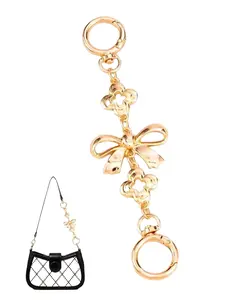 Fashion Women's Bag Extender Chain Bowknot Design, Purse Strap Extension, Handbag Shoulder Strap Replacement, Stylish Accessory Upgrade