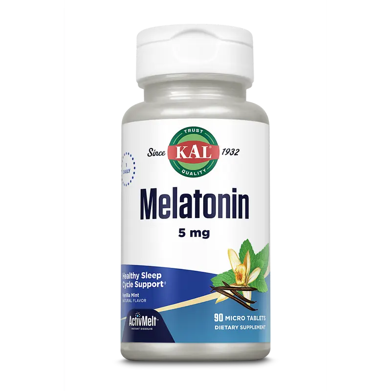 Melatonin 5 mg ActivMelt® Instant Dissolve Tablets Vanilla Mint