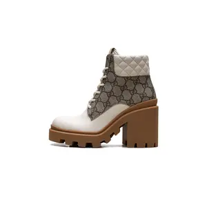 GG Ankle Boot "Beige / White" 659691 UC810 9066