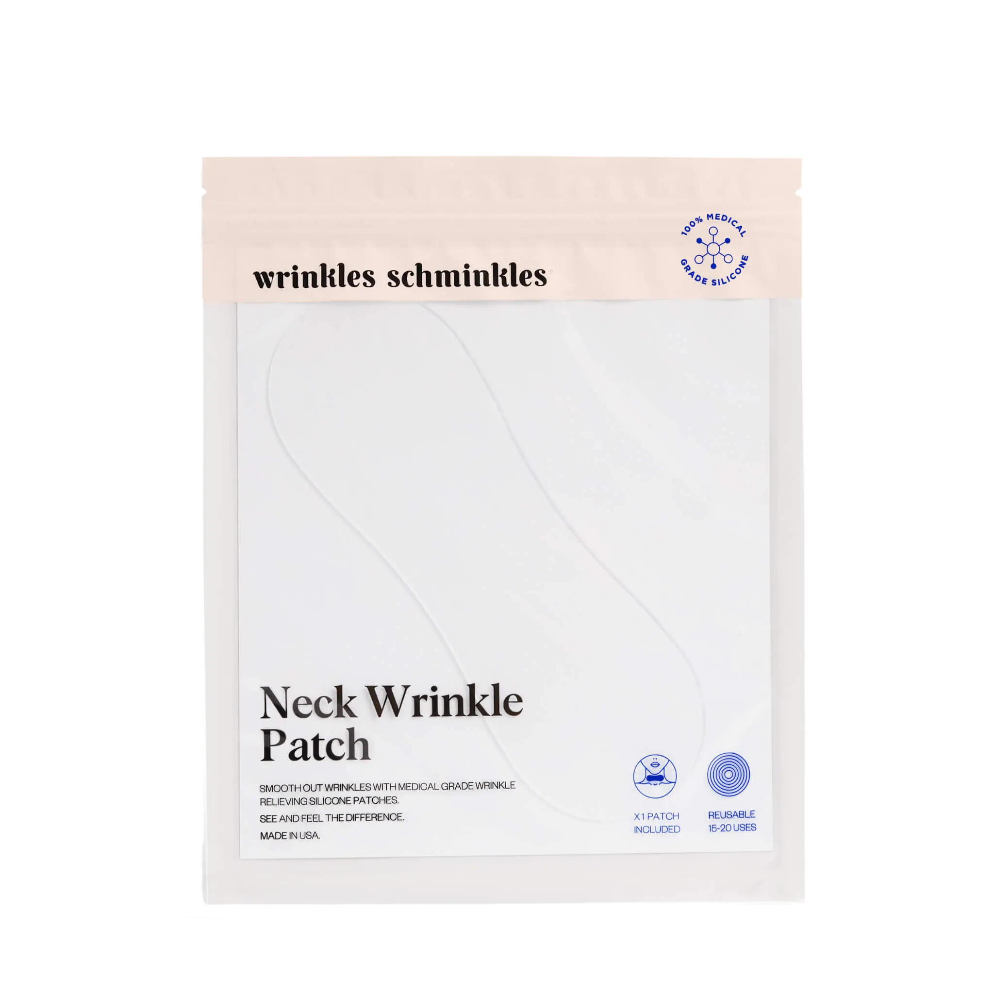 Wrinkles Schminkles Neck Wrinkle Patch - Medical Grade Silicone Anti Wrinkle Neck Patches Body Care Comfort