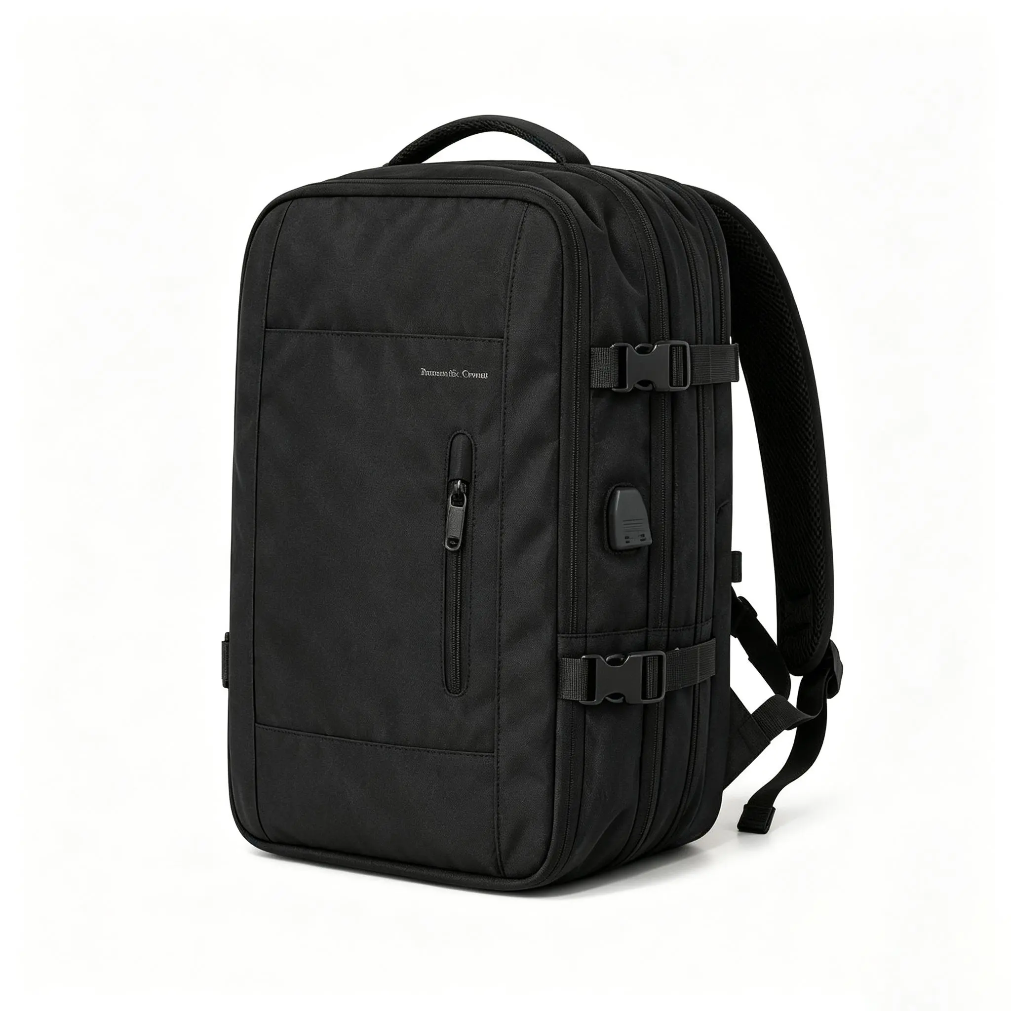 Multi-Pocket Business Laptop Backpack with USB Port, Moisture-Proof Polyester Smart Bag for Holiday & Travel, Everyday Carry, Smart Electronic Backpacks, Pocket Backpacks, Multiple Pocket Backpacks