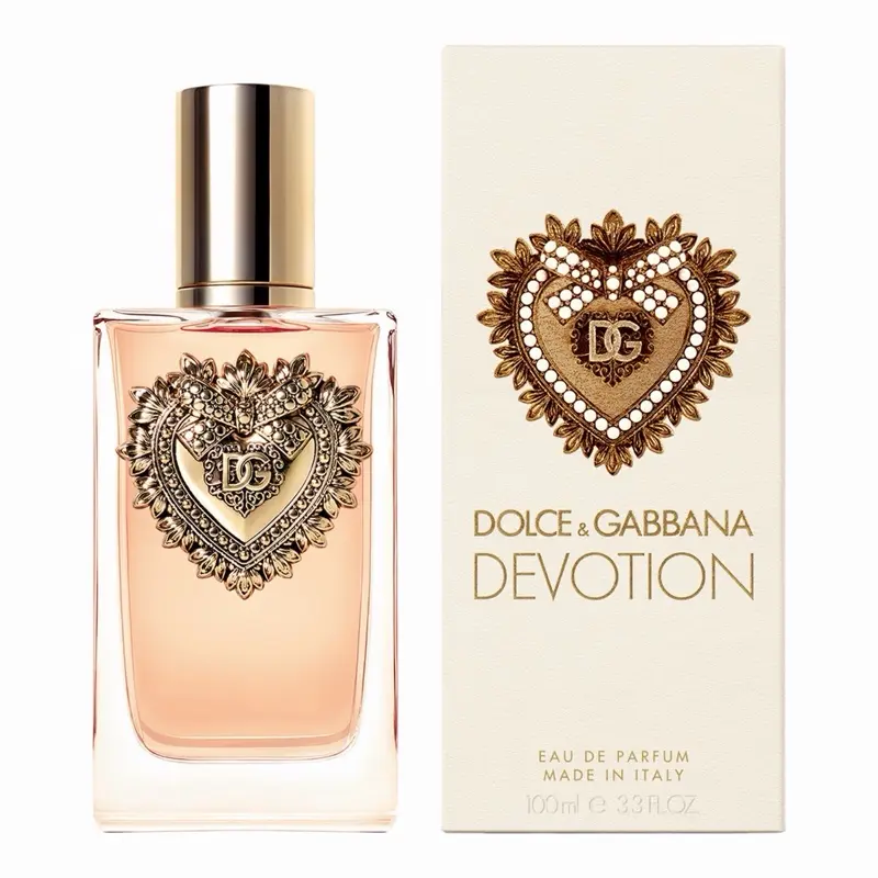 Dolce & Gabbana Devotion Eau de Parfum, 100 ml, Citrus and Vanilla Scent Notes