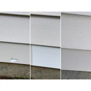 Vinyl and Stucco Siding Repair Kit - Cover Any Cracks Holes or  - White Durable Self-Adhesive Paintable Vinyl Siding Patch Cut to Fit and Cover Any Cracks - 2 Patches (2)