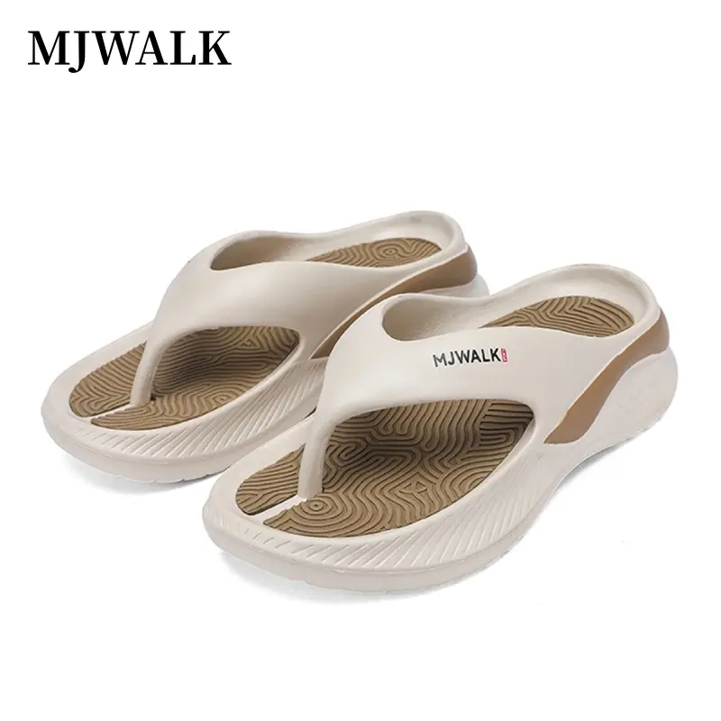 [MJWALK] Unisex Thick-EVA Sole Non-Slip Wear-Resistant Easy-to-Clean Footwear, Comfortable Shoe Sandal for Home, Beach & Leisure Use, Home-to-Beach Ready