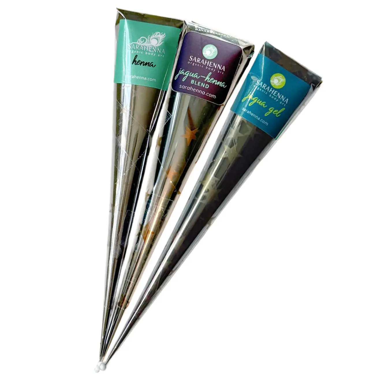 Variety Pack All Natural Plant Based Temporary Tattoo Paste Sampler for Body Art Makeup Blend Henna Leaves Dark Brown