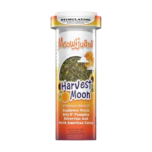 Harvest Moon Stimulating Blend - Catnip, Sunflower, Bits O' Pumpkin & Silvervine