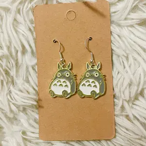 My neighbor Totoro hook earrings