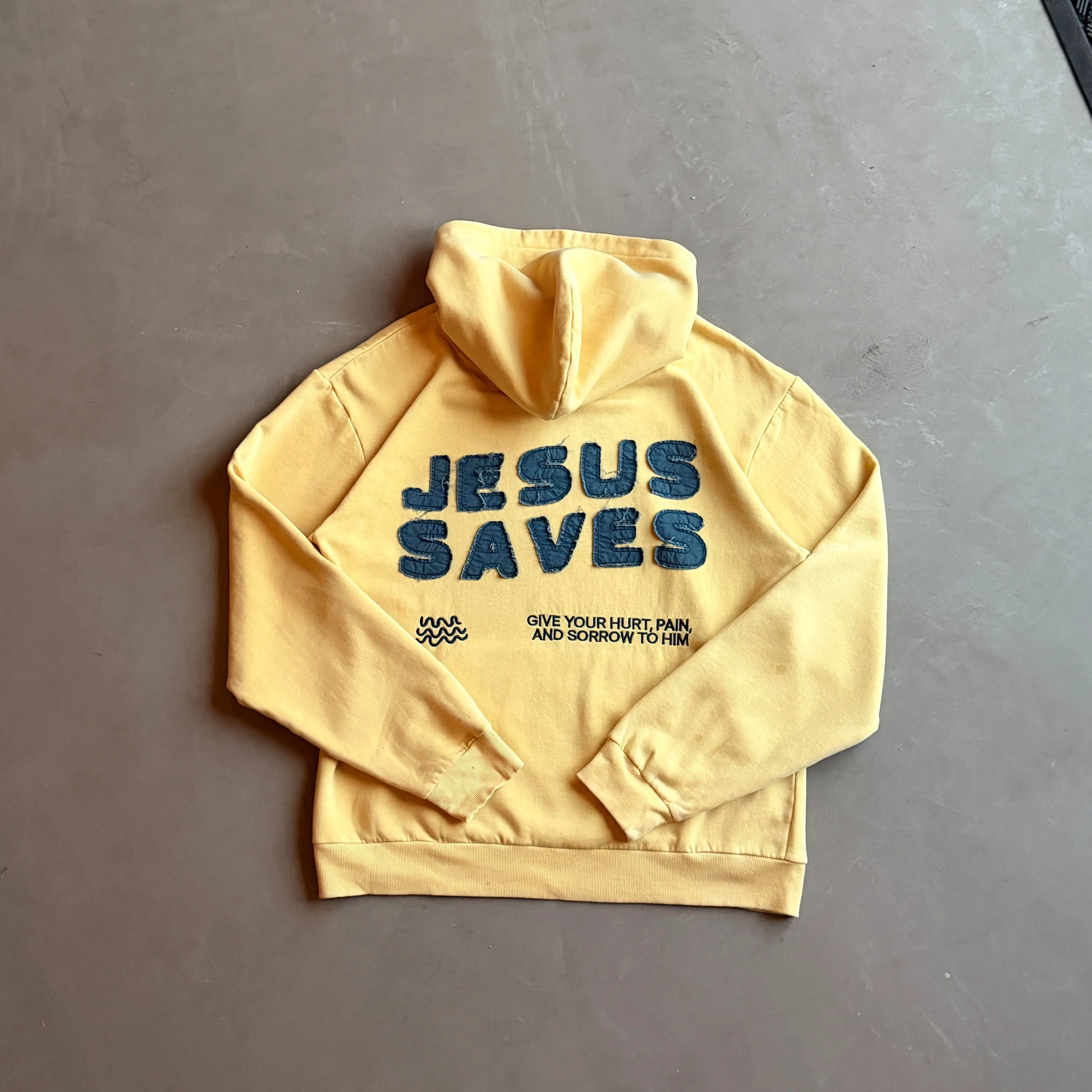 JESUS SAVES Heavy Hoodie