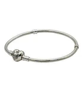 Pandora Pandora Moments Heart Clasp Snake Chain Bracelet 590719-16