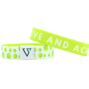 TENNIS reversible athletic bracelet - BELIEVE AND ACHIEVE