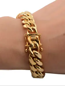 Simple Chain Bracelet, Elegant Jewelry Bracelet, High Quality Bracelet, Fashionable Jewelry for Women & Men for Party, Daily Clothing Decor, Trendy All-match & Exquisite Jewelry for Birthday Gift