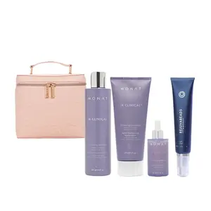 MONAT IR Clinical Hair Thinning Defense System + REJUVABEADS Split End Mender | Thickening Hair Care Set for Fuller, Stronger Hair Strengthens Hair Shampoo Smooth Repairing Serum Conditioner