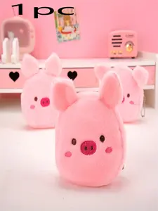 Cute Pig Zipper Coin Purse, Portable Storage Bag, Decorative Accessory, Creative Holiday Gift, Fun and Practical Design