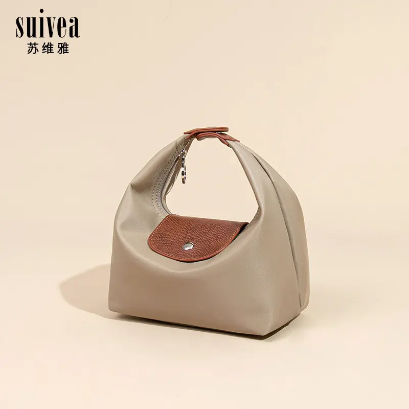 Women's Waterproof Nylon Lunch Bag - Cute Food Storage, Portable Solutions, Casual Commuter Dumpling Handbag, Mini Shoulder Crossbody, Ideal Gift for Mom and Friends, Lunch Bags For Women, Portable Lunch Solutions
