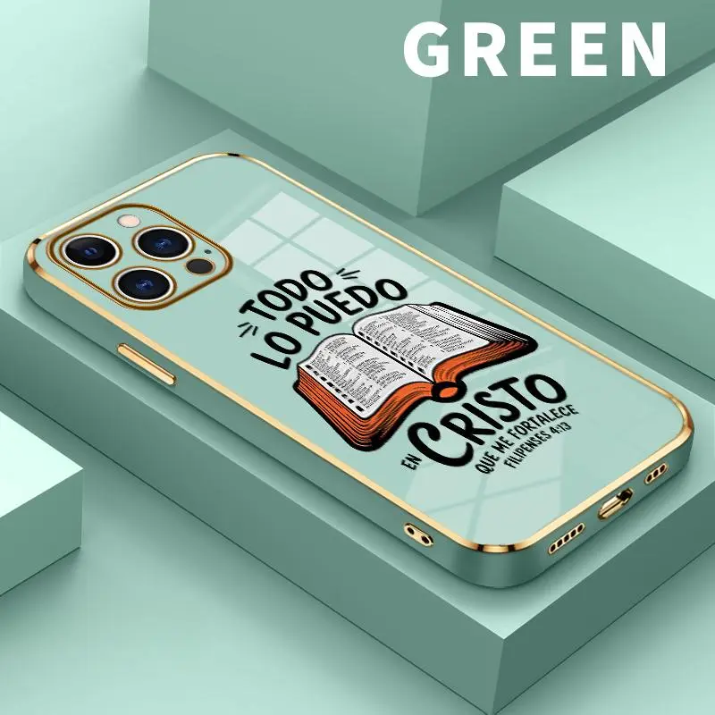 Electroplating Phone Case for iPhone  17 Air 15 Pro Max 16 14 Plus 13 12 11 Writing style Patterned Classic Square Design Non Slip TPU Soft Shell,Trendy and cool, perfect for Holiday gifts.
