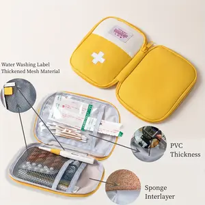 Portable Personal Travel Storage Bag, Small Pill Holder, Business Home Use, Carry-On Organizer, Medicine Organizer, Supplement Organizer, Vitamin Organizer, Vitamin Dispenser, Ideal for Daily Medication, Outdoor Camping