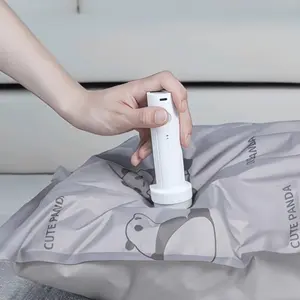 1 piece Cordless Electric strong suction Pump for Vacuum Storage Bags, Portable USB Rechargeable Seal & Compression Bag Pump, Vacuum Pump for Travel Bags (Storage Bags Not Included)