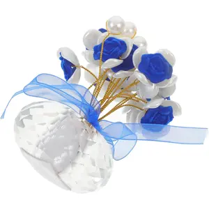 Floral Dashboard Adornment Romantic Car Decoration Elegant Interior Accessory for Vehicle Sturdy Fade-Resistant Design for Car