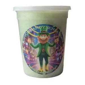 Lucky Leprechaun Gourmet Cotton Candy - Cotton Candy Sensations 200+ Flavors - Party Favors - Sweet Treats - Celebrate
